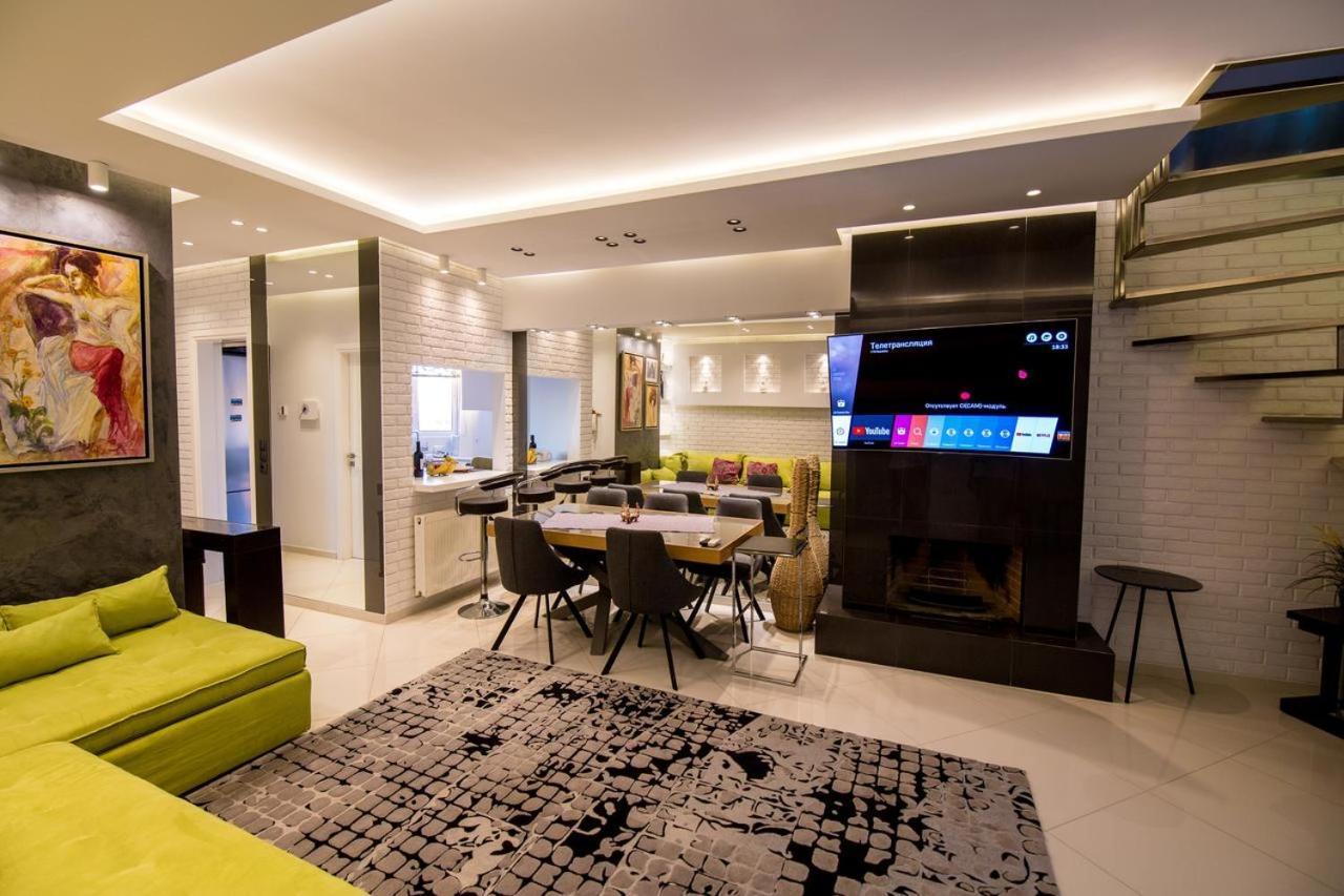 Helen Luxury Loft Design Meisonette-Apartment Athen Exterior foto